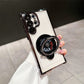 Gyroscope Transparent Phone Case With  Magnetic Bracket for Samsung S22-25