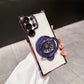 Gyroscope Transparent Phone Case With  Magnetic Bracket for Samsung S22-25