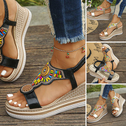 🌸💐Boho sandaler med åpen tå