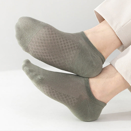 🧦 🌿Atmungsaktive Mesh-Socken für Herren in Uni-Farben