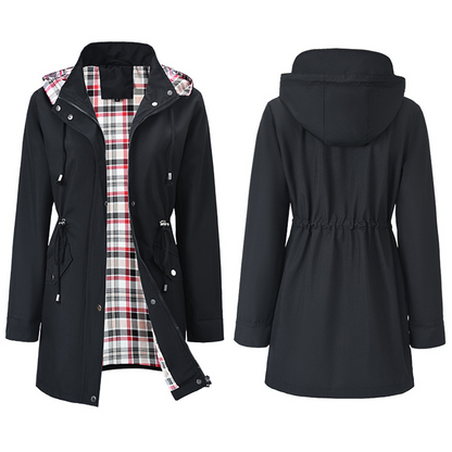 🎀👗✨ Wasserdichte lange Trenchcoats mit Kapuze für Damen💥Kaufen Sie im Voraus und profitieren Sie von einem Rabatt von 60 %