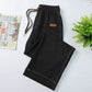 🍁👖Hose mit geradem Bein und hoher Taille und Kordelzug