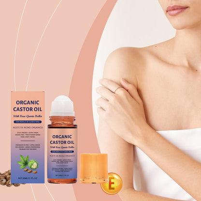 💧🌿 Pflegendes Bio-Rizinusöl mit Roll-On🌸🧴Befristetes Angebot: 50% Rabatt auf Bestellungen