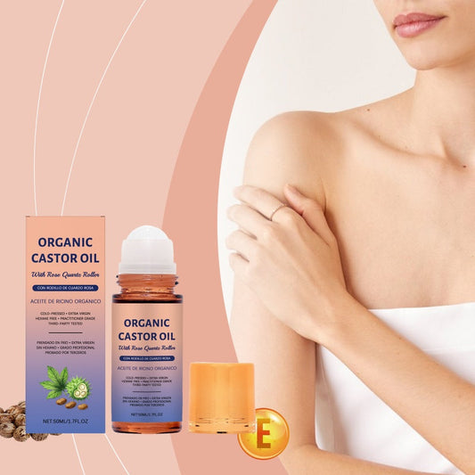 💧🌿 Pflegendes Bio-Rizinusöl mit Roll-On🌸🧴Befristetes Angebot: 50% Rabatt auf Bestellungen