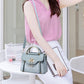 🛍️💫 Damen-Schultertasche aus einfarbigem PU-Leder mit Prägung🔥