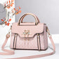 🛍️💫 Damen-Schultertasche aus einfarbigem PU-Leder mit Prägung🔥
