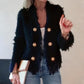 💗LETZTER TAG AKTION - 50% RABATT💗Herbstliche Eleganz: Damen Kurzjacke mit Quasten und Zierknöpfen für alle Anlässe 🍂