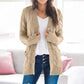 💄🍂Lässige Damen-Strickjacke für Herbst mit langen Ärmeln, 💋Knopfleiste und offenem Vorderteil