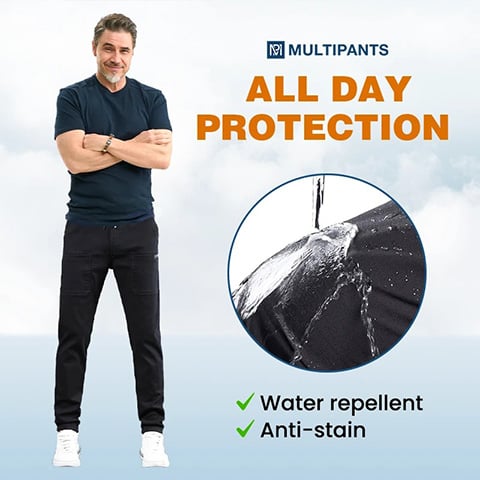 Sommerneu eingetroffen! MultiPants – Strapazierfähige Cargohose mit hohem Stretchanteil und mehreren Taschen