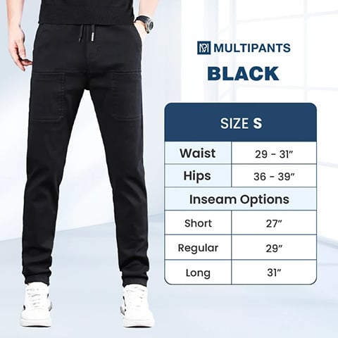 Sommerneu eingetroffen! MultiPants – Strapazierfähige Cargohose mit hohem Stretchanteil und mehreren Taschen