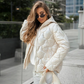 🔥🧥Kurze Warme Winterjacke für Damen – Steppjacke mit Kapuze und Taschen📦Freie Lieferung📦