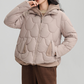 🔥🧥Kurze Warme Winterjacke für Damen – Steppjacke mit Kapuze und Taschen📦Freie Lieferung📦