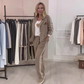 🚶✨Gestreiftes 2-teiliges Set (Blazer + Hose): Modisch & Praktisch für Freizeit & Beruf✈️Kostenloser Versand✈️