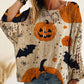 🎃Halloween-Sonderangebot mit 50 % Rabatt💓Lockerer Halloween-Strickpullover für Damen mit Fledermausärmeln
