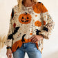 🎃Halloween-Sonderangebot mit 50 % Rabatt💓Lockerer Halloween-Strickpullover für Damen mit Fledermausärmeln