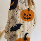 🎃Halloween-Sonderangebot mit 50 % Rabatt💓Lockerer Halloween-Strickpullover für Damen mit Fledermausärmeln