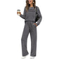 🥳💞 Over 45,000 sold 🔥 50% off 💥 Women's Casual Set: Top & Drawstring Pants 👕👖