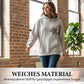 Lockerer Hoodie mit Print für Damen
