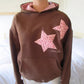 Lockerer Hoodie mit Print für Damen