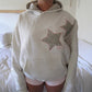Lockerer Hoodie mit Print für Damen