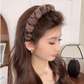 Leopard Print Hairband with Teeth