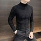 Komfortabler Herren-Thermo-Strickpullover mit Stepp-Optik