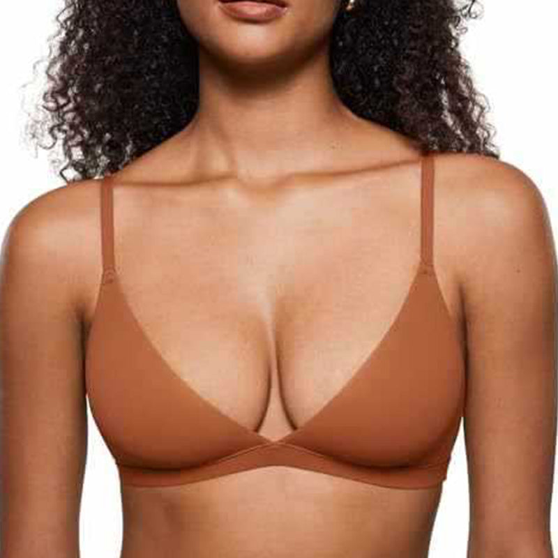 💞 Women’s wireless triangle bralette with jelly support pads