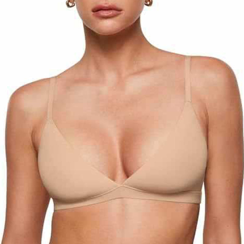 💞 Women’s wireless triangle bralette with jelly support pads