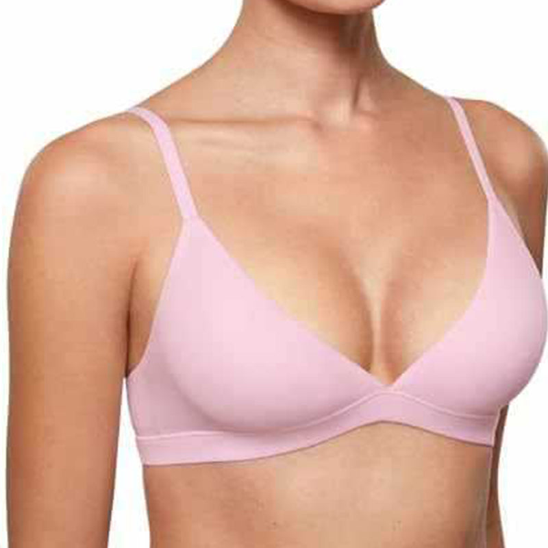 💞 Women’s wireless triangle bralette with jelly support pads