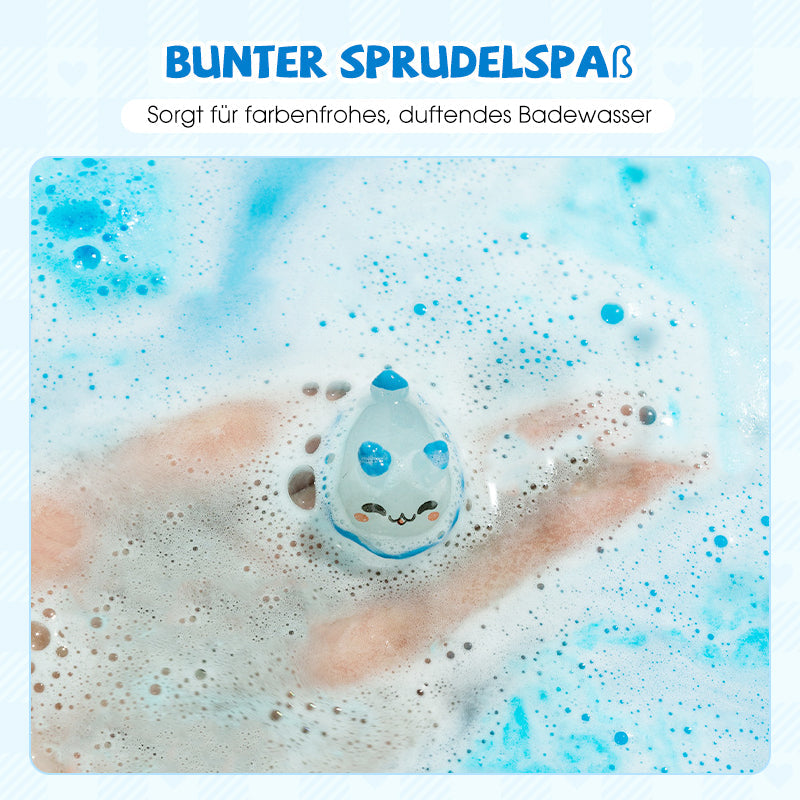 🔥12 Stück/Packung🛁 Natürliche Badebomben für Kinder mit Mega-Schaum &  Überraschung im Inneren 🥚✨
