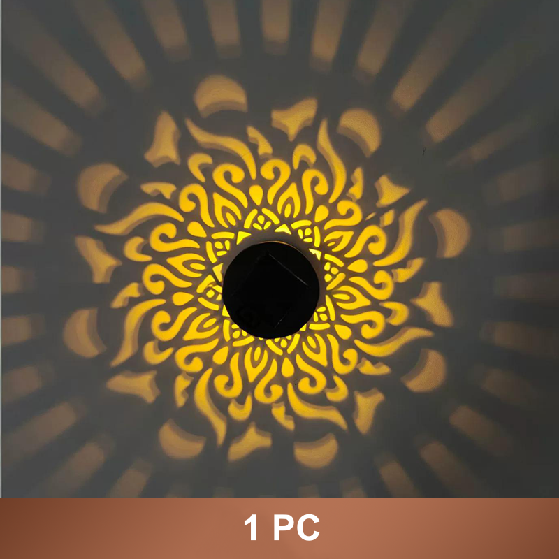 Solarbetriebenes Mandala-Projektorlicht