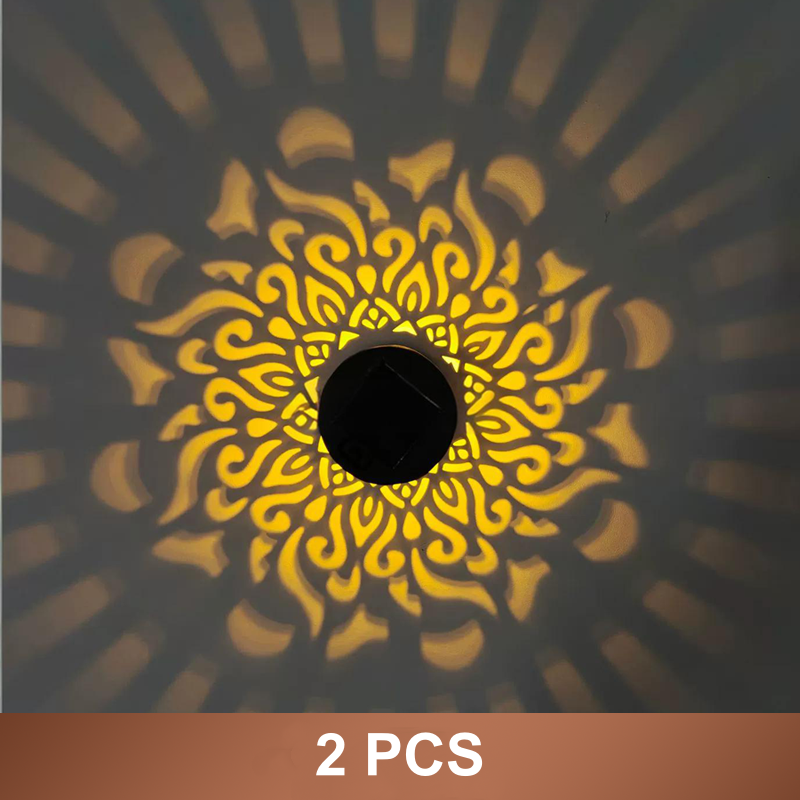 Solarbetriebenes Mandala-Projektorlicht