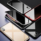 Full-Body Magnetic Case with Anti-Peep Screen Protector for iPhone