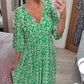 2026 V-neck Floral Seaside Holiday Dress