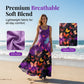 Summer Tie-Dye Print Casual Beach Dress