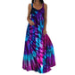 Summer Tie-Dye Print Casual Beach Dress