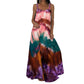 Summer Tie-Dye Print Casual Beach Dress