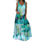 Summer Tie-Dye Print Casual Beach Dress