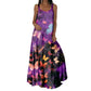 Summer Tie-Dye Print Casual Beach Dress