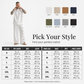 Men's Casual Linen Shirt & Pants 2-Piece Set