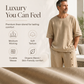 Men's Casual Linen Shirt & Pants 2-Piece Set