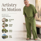 Men's Casual Linen Shirt & Pants 2-Piece Set
