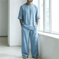 Men's Casual Linen Shirt & Pants 2-Piece Set