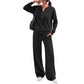 👗✨Women's Effortless Top & Wide-leg Pants Set✨𝘉𝘶𝘺 𝘢𝘯𝘺 2 𝘢𝘯𝘥 𝘨𝘦𝘵 𝘢𝘯 𝘦𝘹𝘵𝘳𝘢 10% 𝘥𝘪𝘴𝘤𝘰𝘶𝘯𝘵