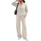👗✨Women's Effortless Top & Wide-leg Pants Set✨𝘉𝘶𝘺 𝘢𝘯𝘺 2 𝘢𝘯𝘥 𝘨𝘦𝘵 𝘢𝘯 𝘦𝘹𝘵𝘳𝘢 10% 𝘥𝘪𝘴𝘤𝘰𝘶𝘯𝘵
