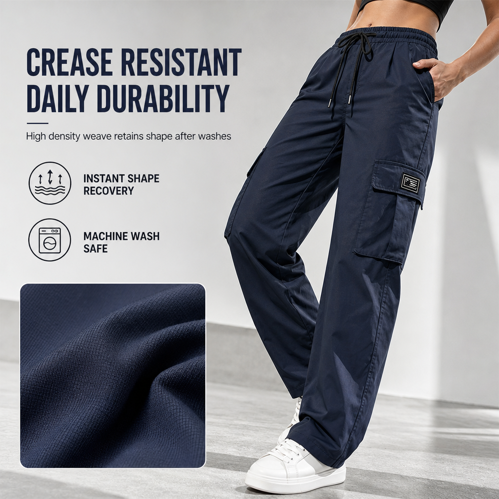 👖 ONLY £15.99! ✨ Women’s Relaxed Fit Straight-Leg Cargo Trousers — Comfy Everyday Style with Utility Pockets