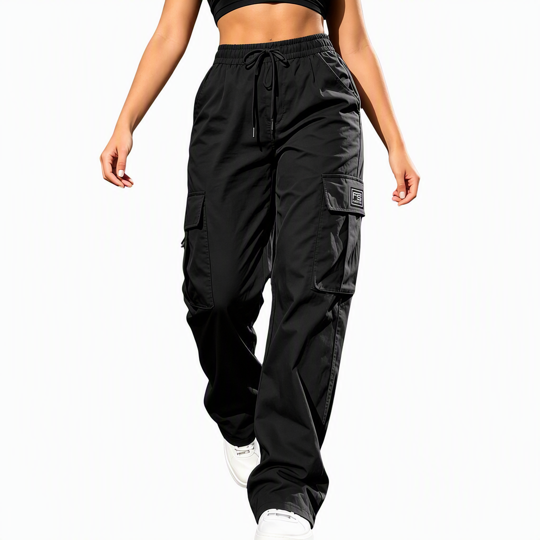 👖 ONLY £15.99! ✨ Women’s Relaxed Fit Straight-Leg Cargo Trousers — Comfy Everyday Style with Utility Pockets