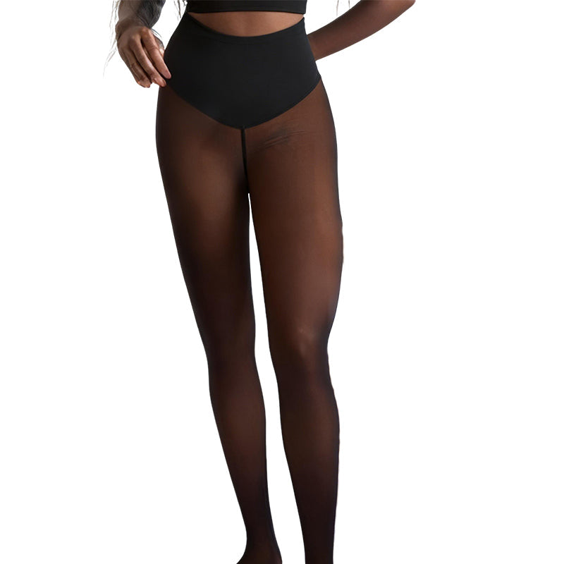 Women’s Thermal Sculpting Tights With Compression Waistband